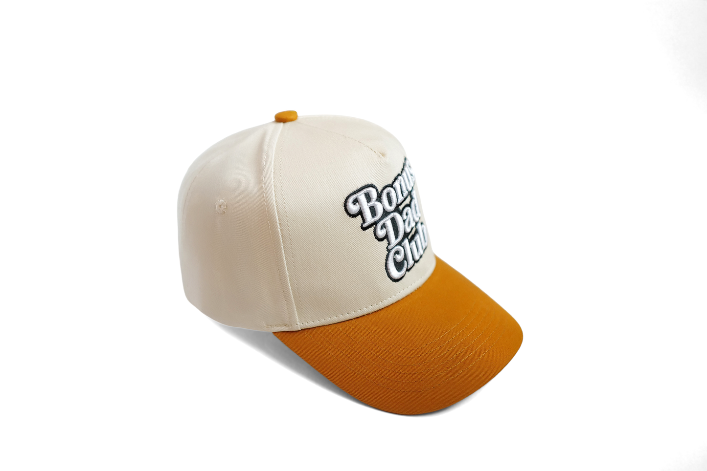 Bonus Dad Club cap, cream & orange