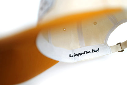 Bonus Dad Club cap, cream & orange